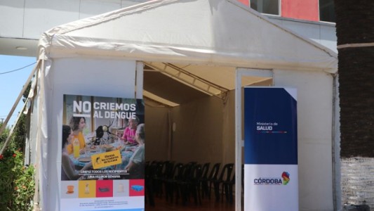 Córdoba instala carpas sanitarias para atención de casos leves y sospechosos de dengue