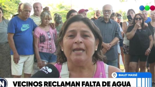 “Nos bañamos dos personas con un mismo balde”: el reclamo de los vecinos de Bialet Massé por falta de agua