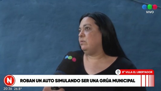 Simularon ser una grúa municipal y le robaron el auto a una familia en Villa El Libertador