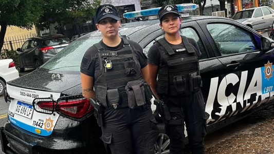 Policías le practicaron RCP a una beba intoxicada y le salvaron la vida