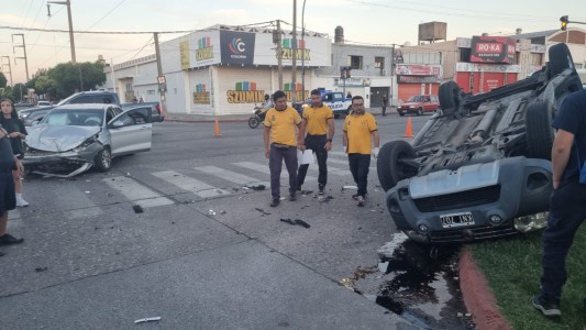 Alta Córdoba: fuerte choque en Av. Juan B. Justo