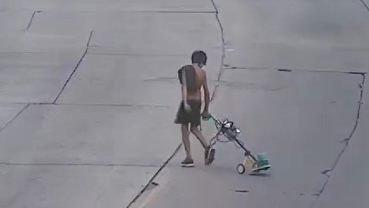 Detuvieron a un menor de 13 años que robó una bordeadora de una casa