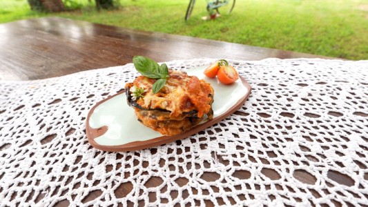 La receta es una lasaña de berenjenas completamente adictiva