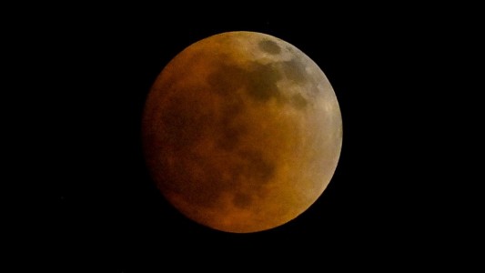 Así se vio la "Luna de sangre"