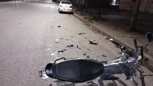 Accidente fatal: murió una mujer en Las Varillas tras chocar con su moto