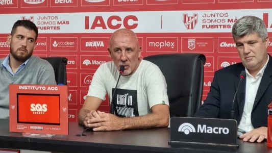 Daniel Oldrá fue presentado como entrenador de Instituto