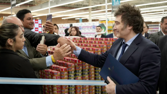 Informe privado: en la era Milei el consumo en mayoristas cayó 22% y en supermercados 8%