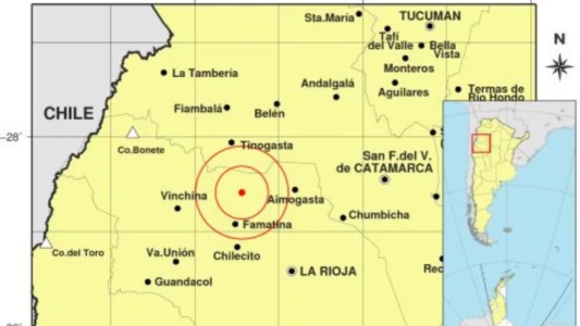 Un sismo en La Rioja sacudió edificios en Córdoba