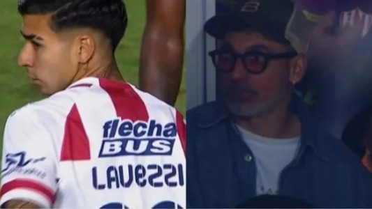 La emoción de Lavezzi tras el debut de su hijo en Unión