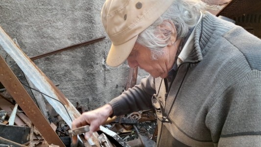 Tiene 80 años y va por su quinto curso en la Escuela de Oficios de la UNC