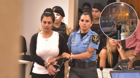 Causa Neonatal: tras el fallo, la familia de Brenda Agüero rompió carteles afuera de Tribunales