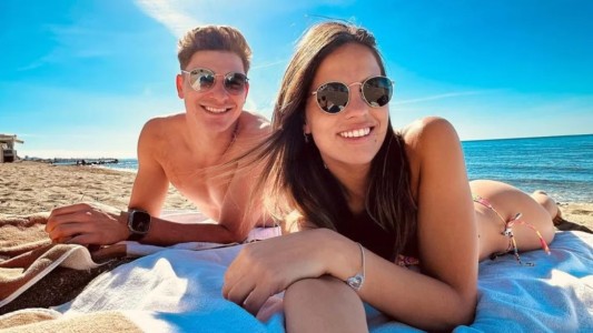 Julián Álvarez anunció que va a ser papá: "Estamos muy contentos"