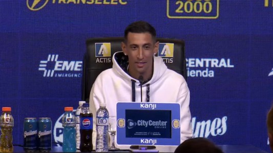 Di María regresó a su casa: “Ser campeón con Central es lo único que me falta”