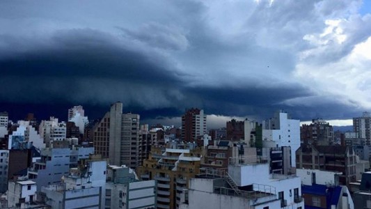 Alerta amarilla en gran parte de la provincia por fuertes tormentas y granizo