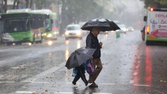 Alerta amarilla por tormentas y vientos fuertes en el sur de Córdoba
