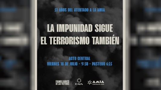 AMIA: Milei asiste al acto central por el 31° aniversario del ataque a la sede judía