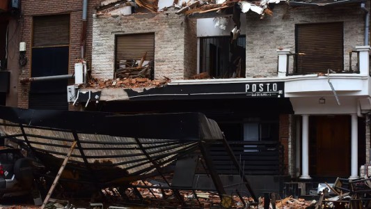 Desvalijaron el bar que sufrió un derrumbe en Córdoba