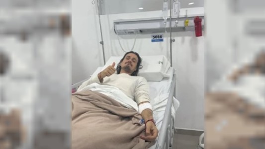 “Parada técnica”: Celeste Muriega publicó una imagen de Christian Sancho desde un sanatorio