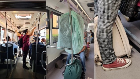 México: prohíben usar la mochila en la espalda en el metrobús