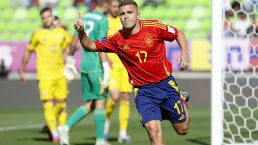 España se metió en cuartos de final del Mundial Sub 20 tras ganarle a Ucrania