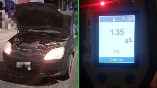 Circulaba alcoholizado en Villa Azalais y quedó detenido