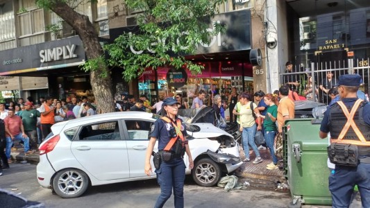 Choque y atropello en el centro de Córdoba: investigan si el conductor tuvo un ataque