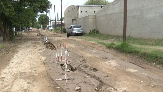 Obra inconclusa y calles anegadas: el reclamo de los vecinos de Liceo 3era sección