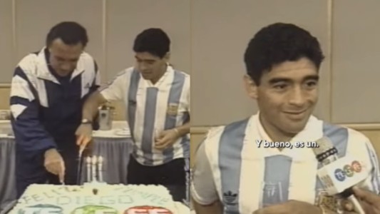 65 años del nacimiento de Maradona: el día que Diego celebró su cumpleaños en Telefe