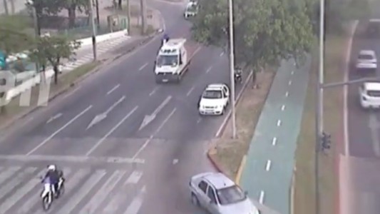 Latidos en movimiento: la Policía acompañó un traslado de corazón