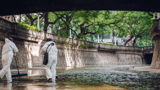 Retiran 45 toneladas de basura por semana de los siete kilómetros de la Cañada