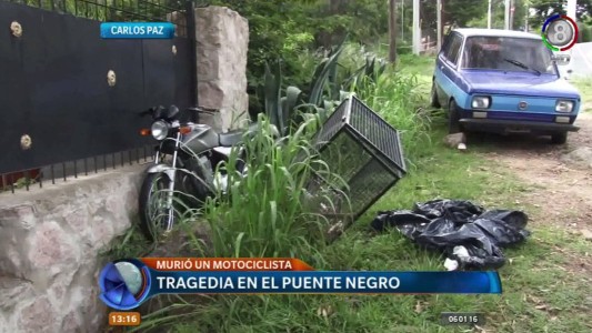 Accidente trágico en Puente Negro de Carlos Paz.