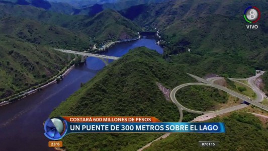 Construirán un Puente sobre el Lago San Roque.