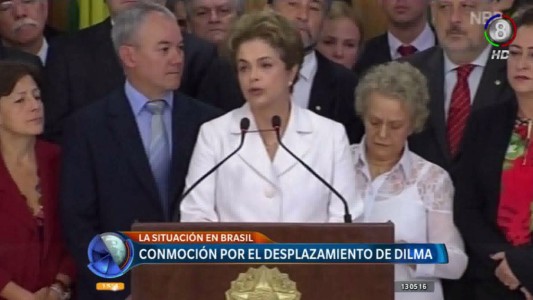 Conmoción por el desplazamiento de Dilma Rousseff del poder