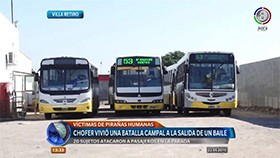 Chofer testigo de un robo piraña a la salida de un baile