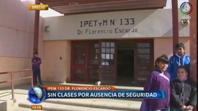 Sin clases por falta de seguridad