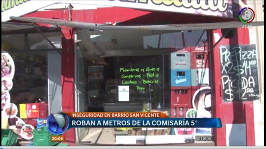 Robaron en un almacén a pocos metros de la Comisaria de San Vicente