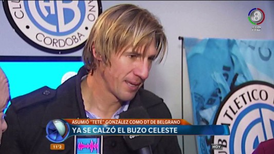 Teté González preparado para dirigir a Belgrano