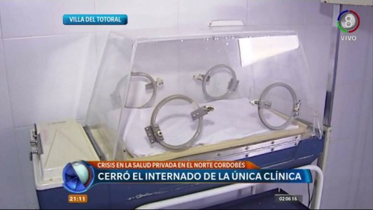 Cerraron el Internado de la Clínica Cavisacate en Villa del Totoral