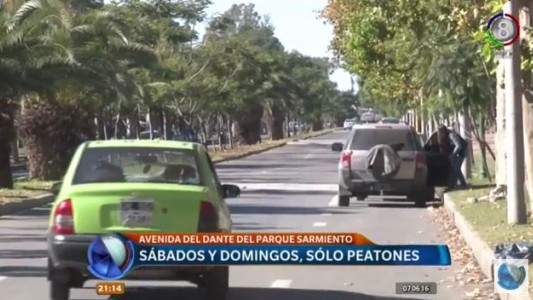 Harán peatonal la avenida del Dante durante los fines de semana