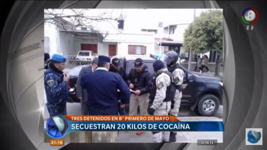 La FPA secuestró 20 Kg de Cocaína en barrio 1º de mayo