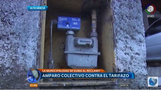 Alta Gracia presenta amparo colectivo contra el tarifazo en el gas