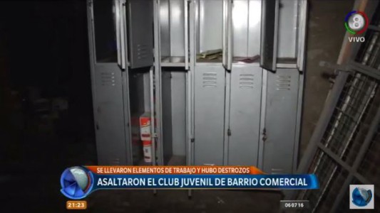 Tercer asalto al Club Juvenil de Barrio Comercial