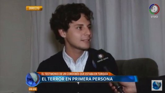 Un cordobés vivió de cerca el fallido golpe de estado en Turquía