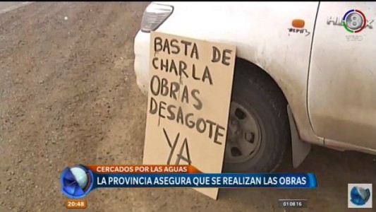 Obras de fondo y canalización para frenar el avance del agua en Cavanagh