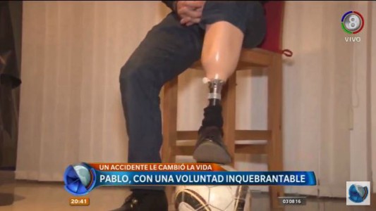 La historia de Pablo un ejemplo de voluntad inquebrantable