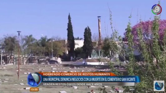 Profanan tumbas en el cementerio San Vicente