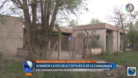 La escuela de la Carbonada víctima de la delincuencia