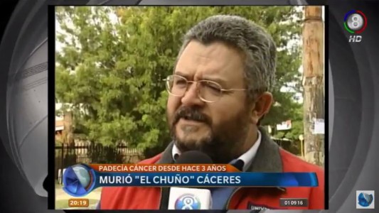 Tras padecer una enfermedad terminal, falleció el "Chuño" Cáceres