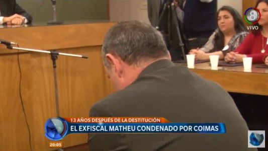 Condenaron a seis años de prisión al ex fiscal Roberto Matheu