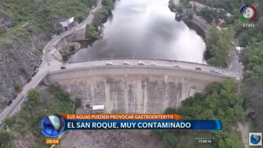 El Lago San Roque muy contaminado